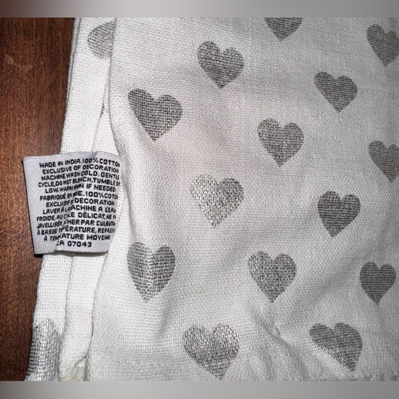 “Love” Kitchen Towel with rhinestone Pack of 2 by  - NEW - Picture 5 of 5